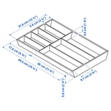 UPPDATERA Besteckkasten, Bambus hell, 32x50 cm