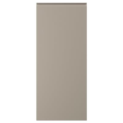 UPPLÖV Tür, mattiert dunkelbeige, 60x140 cm