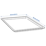 UPPSNOFSAD Abdeckung, schwarz, 35x25 cm