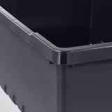 UPPSNOFSAD Box, schwarz, 35x25x14 cm/9 l