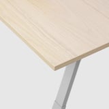 UTESPELARE Gamingschreibtisch, Eschenachbildung/grau, 160x80 cm