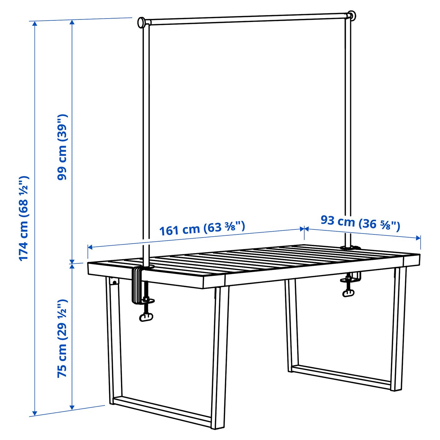 Dekostange Aus Naturholz 80cm Mit 8 Haken & Juteseil - Vielseitige Deko-Stange Für Jahreszeiten-Dekoration