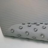 VALVATTNET Badewannenmatte, grau, 33x84 cm
