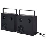 VAPPEBY Bluetooth-Lautsprecher, schwarz/2er-Set Gen. 3, 20x20 cm