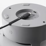VAPPEBY Leuchte m Bluetooth-Lautsprecher, für draußen/grau