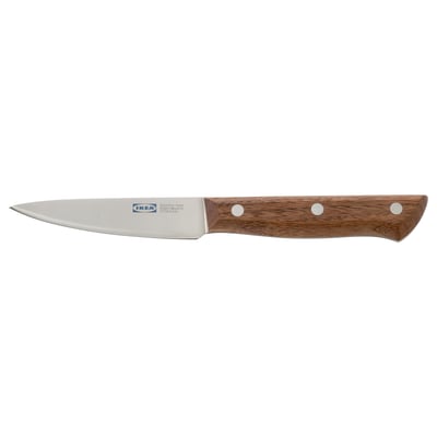 VARDAGEN Schälmesser, Edelstahl/Nussbaum, 9 cm