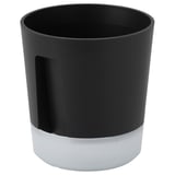 VÅRDTRÄD Selbstbewässerungstopf, drinnen/draußen transparent/anthrazit, 9 cm