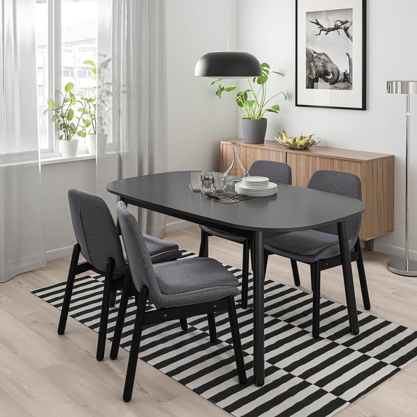Vedbo Esstisch Schwarz 160x95 Cm Ikea Schweiz