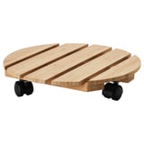 VILDAPEL Pflanzenrollwagen, Bambus, 30 cm