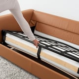 VIMLE 2er-Bettsofa, Grann/Bomstad goldbraun