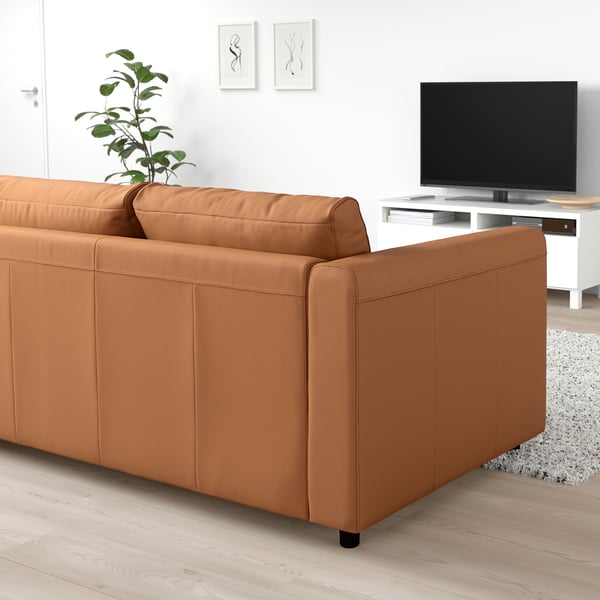 VIMLE 2er-Bettsofa, Grann/Bomstad goldbraun
