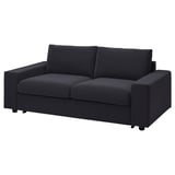 VIMLE 2er-Bettsofa, mit breiten Armlehnen/Djuparp dunkelgrau