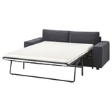 VIMLE 2er-Bettsofa, mit breiten Armlehnen/Djuparp dunkelgrau