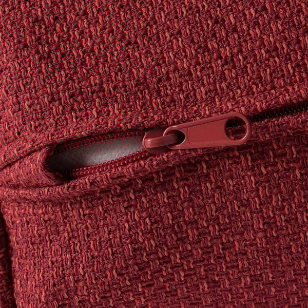 VIMLE 2er-Bettsofaelement, Lejde rot/braun