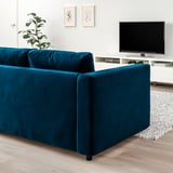 VIMLE 2er-Sofa, Djuparp dunkel grünblau