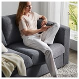 VIMLE 2er-Sofa, Gunnared mittelgrau