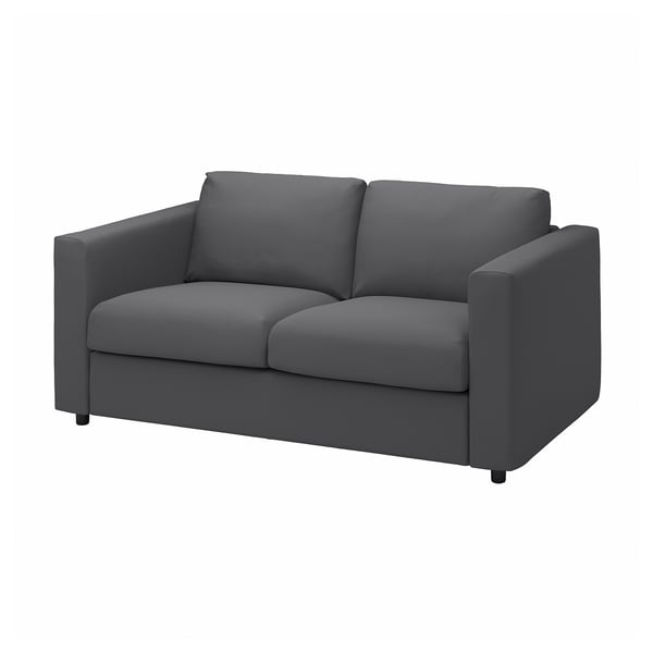 VIMLE 2er-Sofa, Hallarp grau