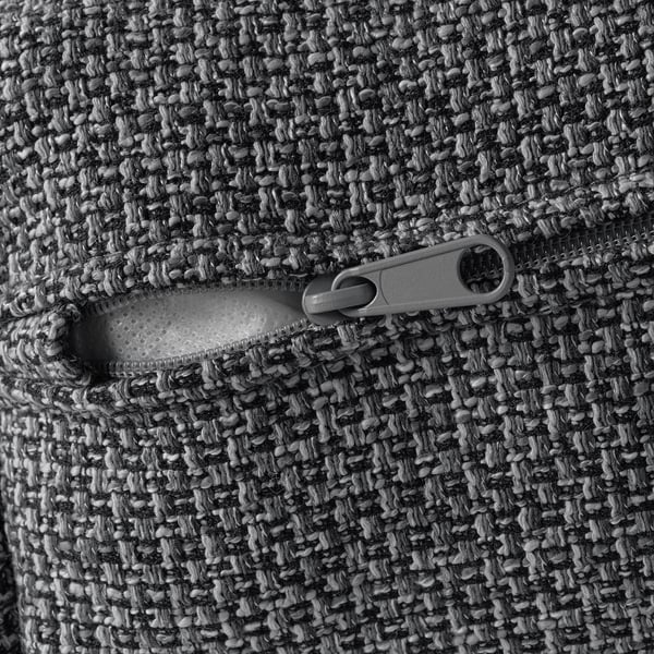 VIMLE 2er-Sofa, Lejde grau/schwarz