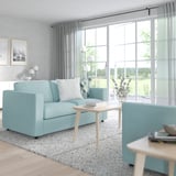 VIMLE 2er-Sofa, Saxemara hellblau