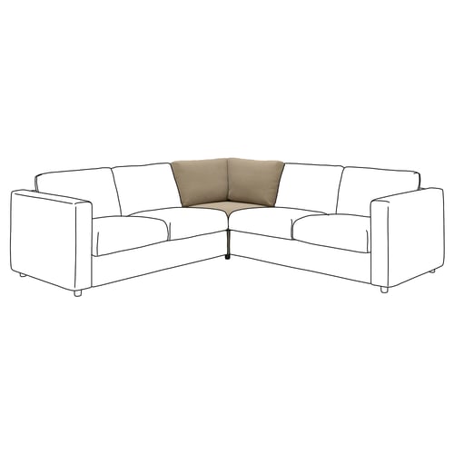VIMLE Eckelement, Johanneshov braunbeige