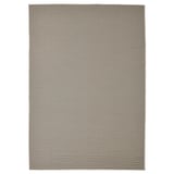 VIRKLUND Teppich flach gewebt, drinnen/drau, beige/dunkelgrau, 160x230 cm