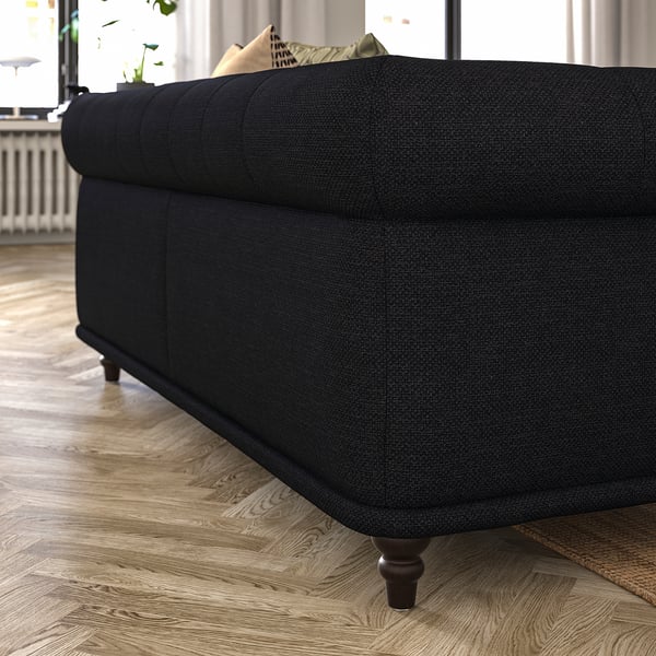 VISKAFORS 2er-Sofa, Lejde anthrazit/braun