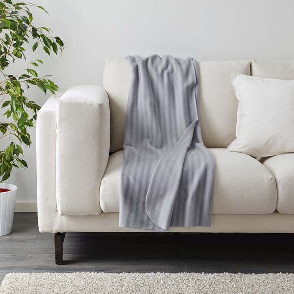 VITMOSSA Plaid, grau, 120x160 cm