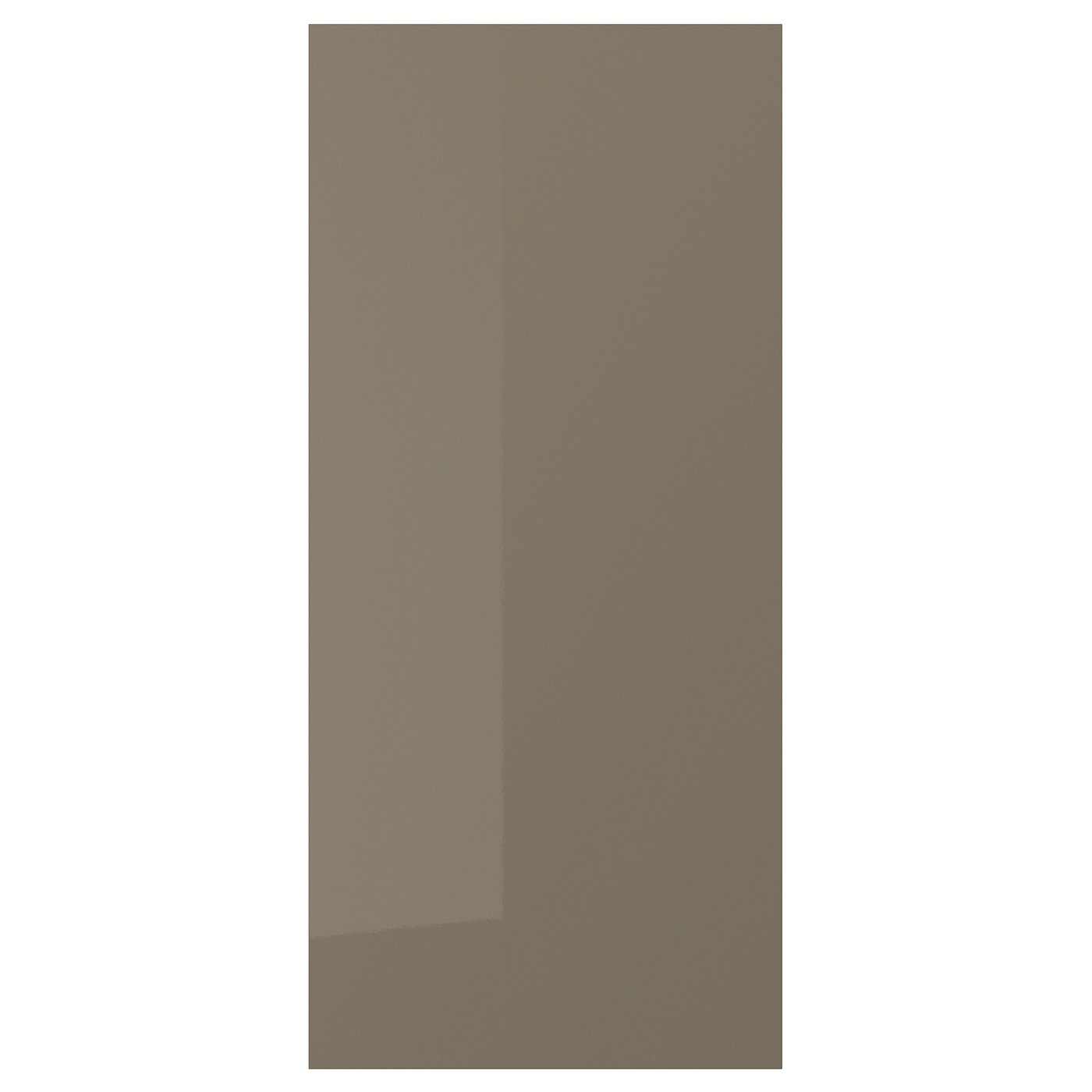 VOXTORP Deckseite - Hochglanz dunkel graubraun 39x86 cm