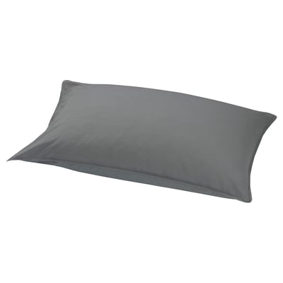 ÄNGSLILJA Pillowcase, grey, 65x100 cm