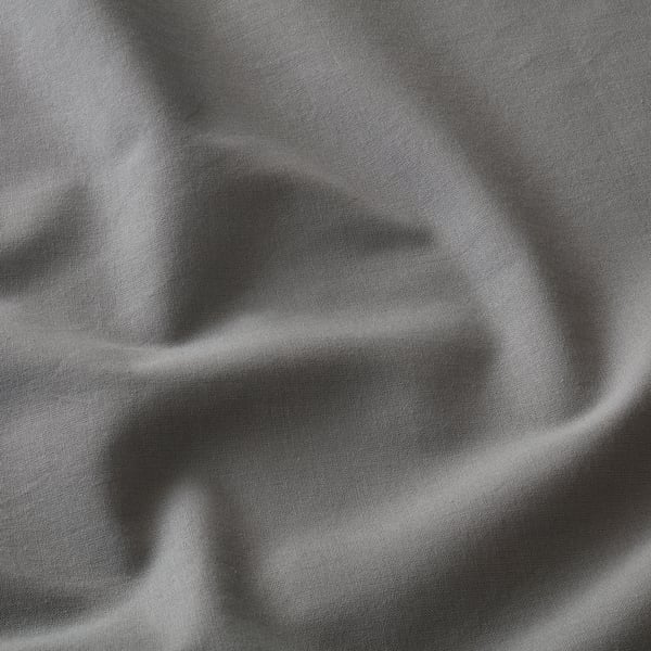 ÄNGSLILJA Pillowcase, grey, 65x100 cm