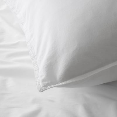 ÄNGSLILJA Pillowcase, white, 65x100 cm
