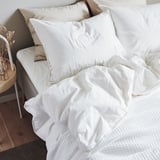 ÄNGSLILJA Pillowcase, white, 65x100 cm