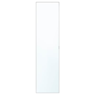 ÅHEIM Door with hinges, mirror glass, 50x195 cm