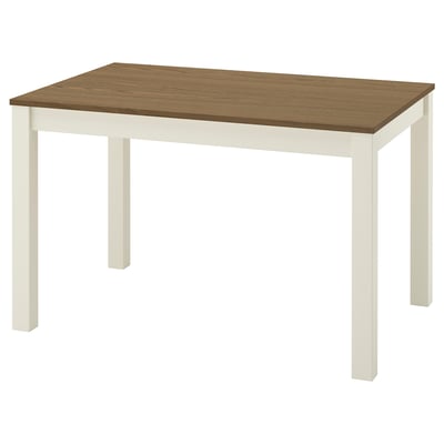 ÅLHULT Table, beige/brown, 120x80 cm