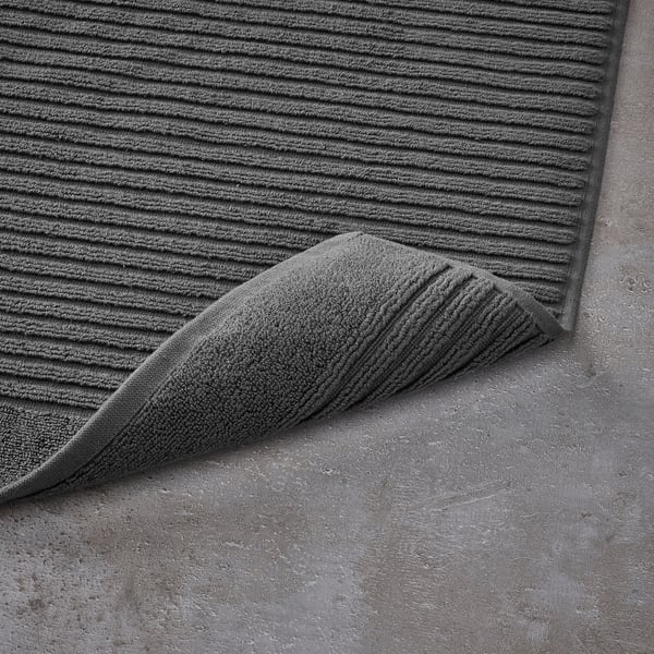ALSTERN Bath mat, dark grey, 50x80 cm
