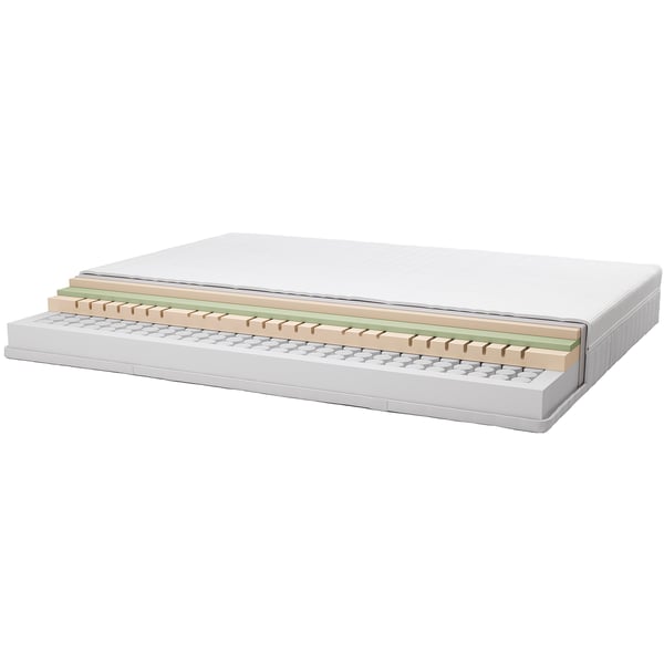 ÅNNELAND Hybrid mattress, medium firm/white, 90x200 cm
