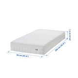 ÅNNELAND Hybrid mattress, medium firm/white, 90x200 cm