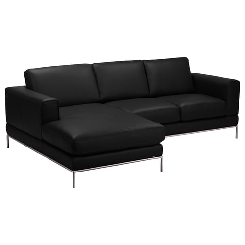 Leather/coated fabric sofas with chaise longues IKEA Switzerland