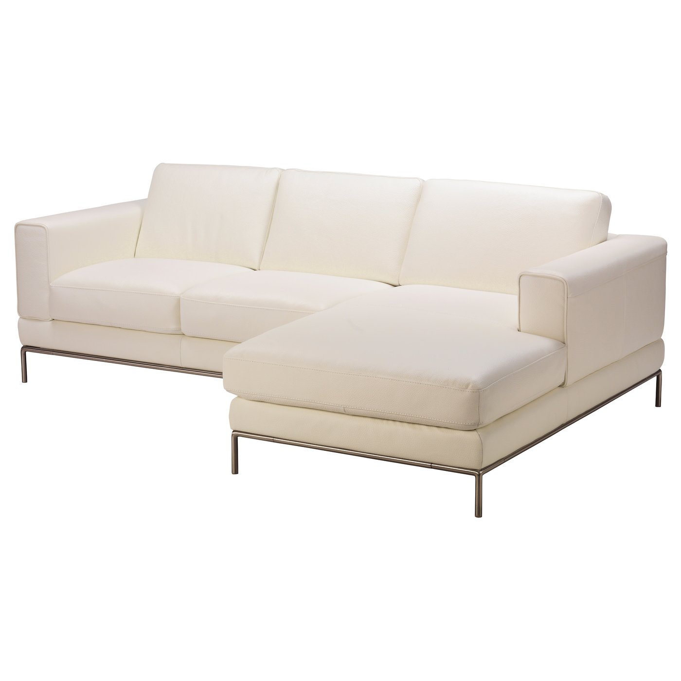 ARILD 2seat sofa w chaise longue, right Grann white IKEA Switzerland