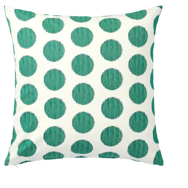 Asatilda Cushion Cover Natural Dark Green Dotted Ikea Switzerland