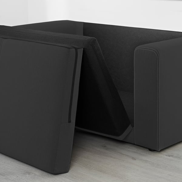 ASKEBY 2seat sofabed, Knisa dark grey IKEA Switzerland
