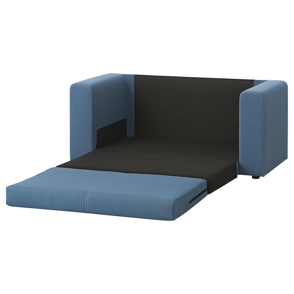 ASKEBY 2seat sofabed, Knisa medium blue IKEA Switzerland