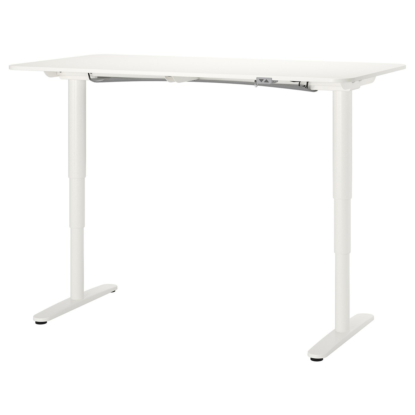 BEKANT desk sit/stand, white, 160x80 cm - IKEA Switzerland