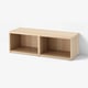 BESTÅ Frame, white stained oak effect, 120x40x38 cm