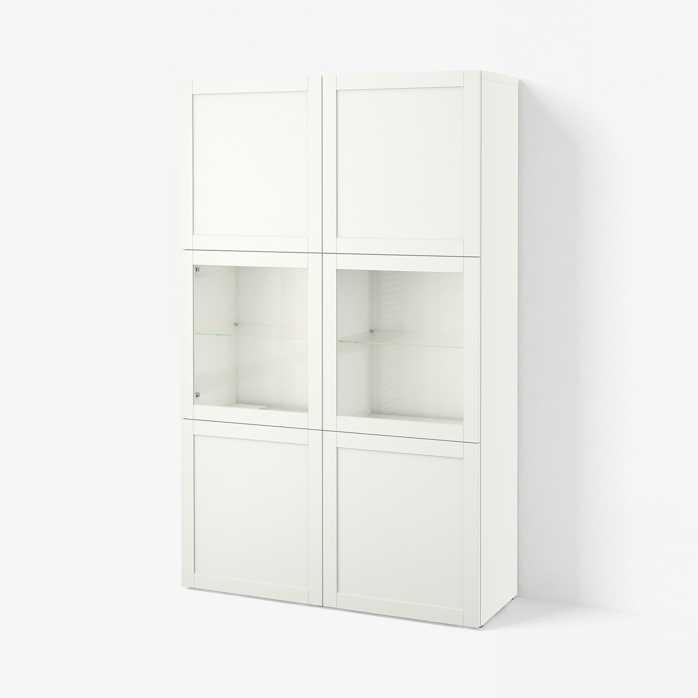 BESTÅ storage combination w glass doors