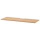 Option: BESTÅ Top panel for TV, oak veneer, 120x42 cm