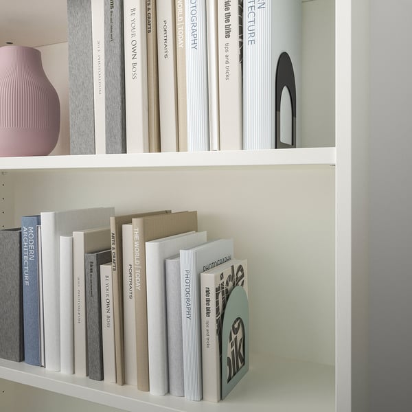 BOTTNA Book-end, light grey-green/anthracite