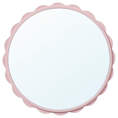 DAGGKAPRIFOL Mirror, light pink, 40 cm