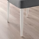 DANDERYD / DANDERYD Table and 4 chairs, white/Vissle grey, 130 cm