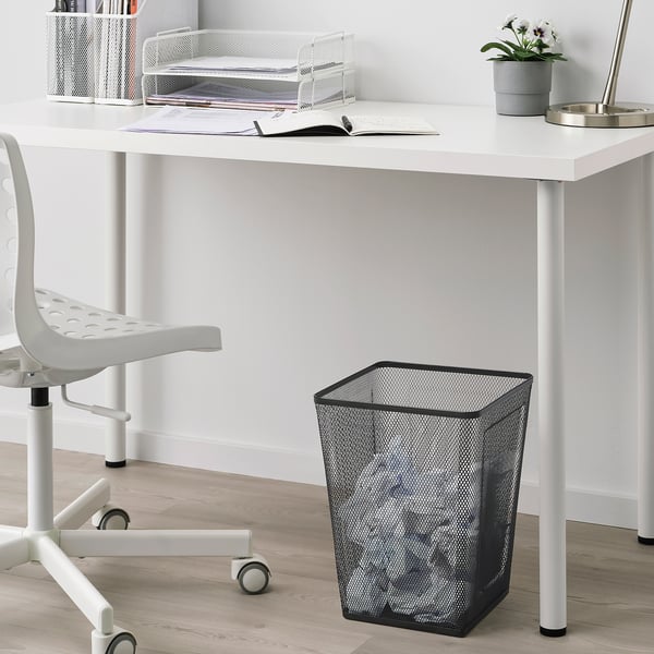 DRÖNJÖNS Wastepaper basket, black